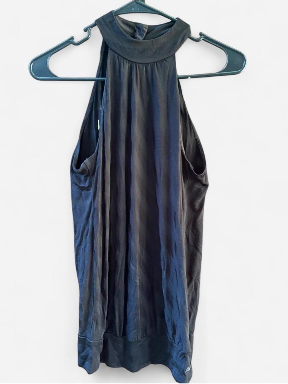 GUESS Black High Neck Sleeveless Full Open Back Night Out Club Top Sz S